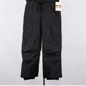Columbia Men's Insulated Winter Snow Pants LARGE Ankle Gaiter Wind Water Resist